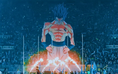 El tifo de Kratos y Gogeta: Una estrategia de marketing de Sporting Cristal